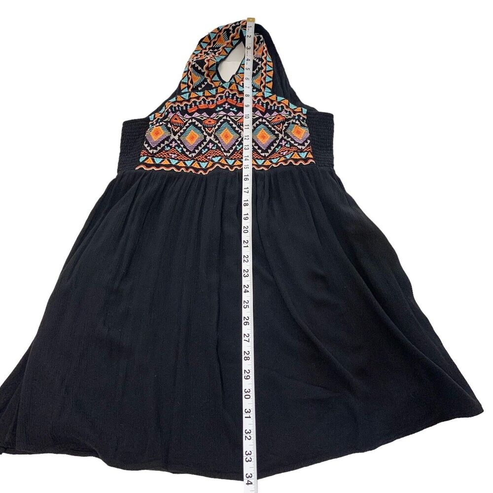 Andree By Unit Dress Embroidered Sleeveless Cross Back Boho Size Small - Picture 11 of 11